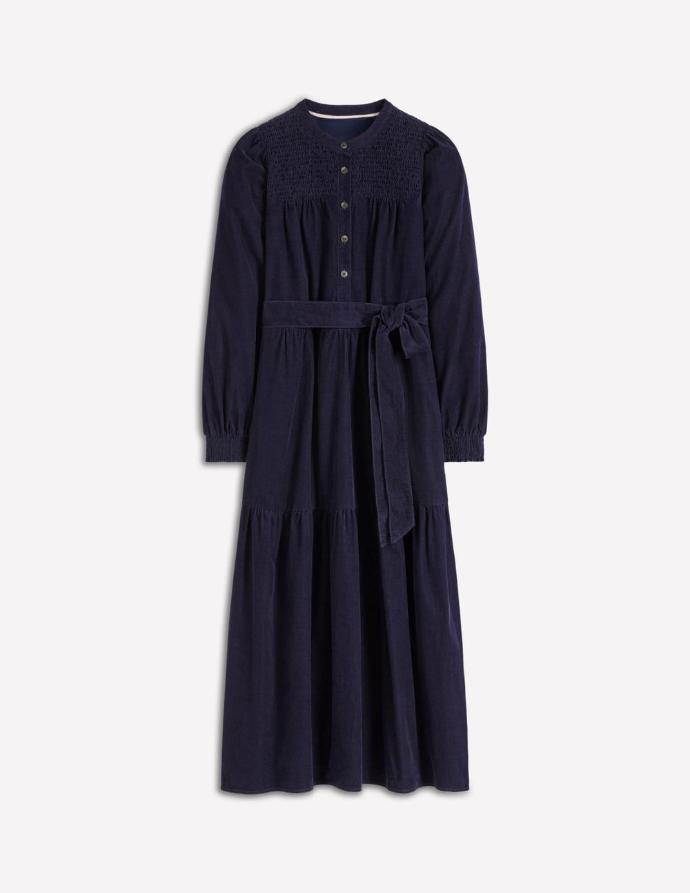 Cecily Cord Midi Dress-Navy / Boden Online