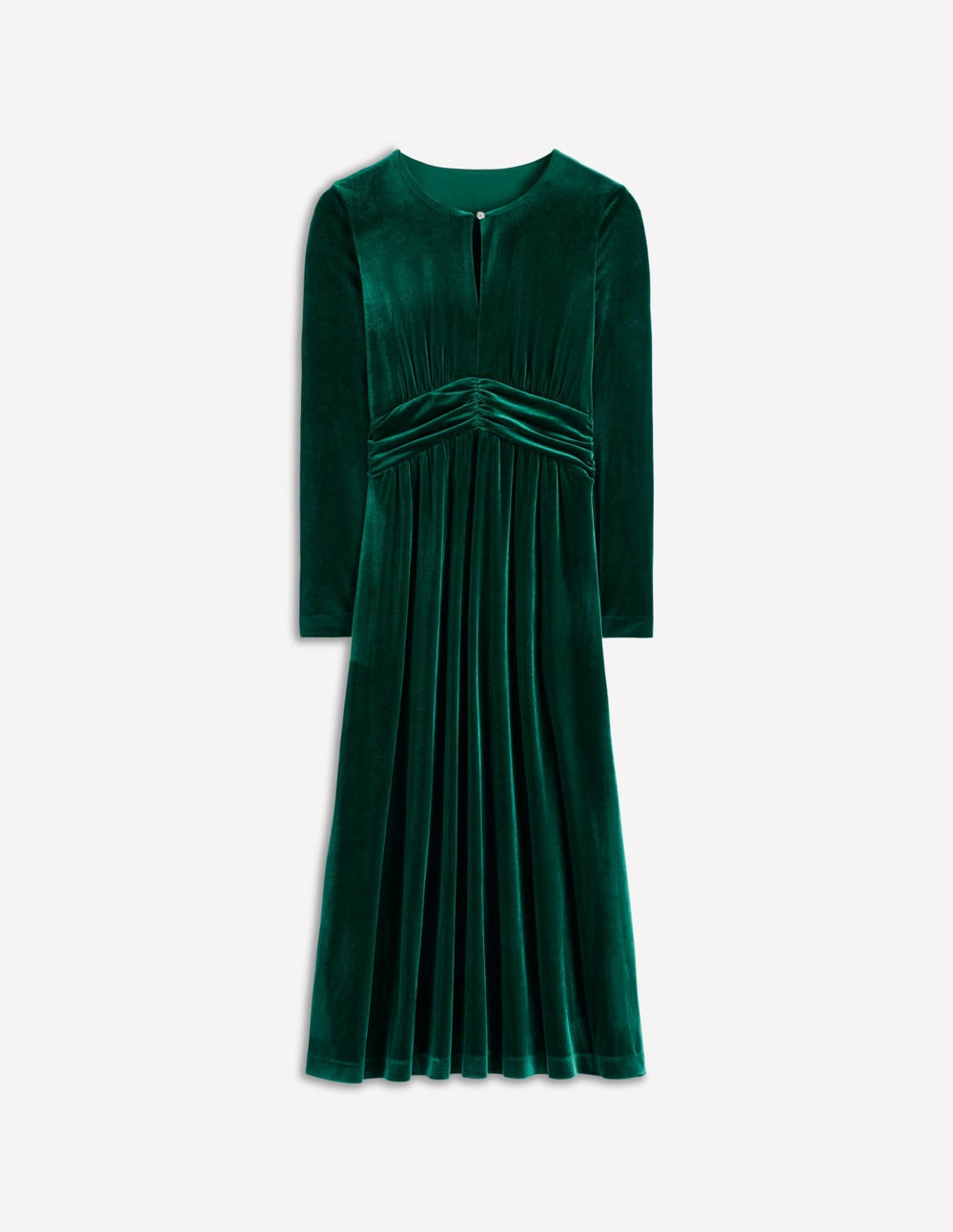 Tilda Velvet Midi Dress-Botanical Garden / Boden Online