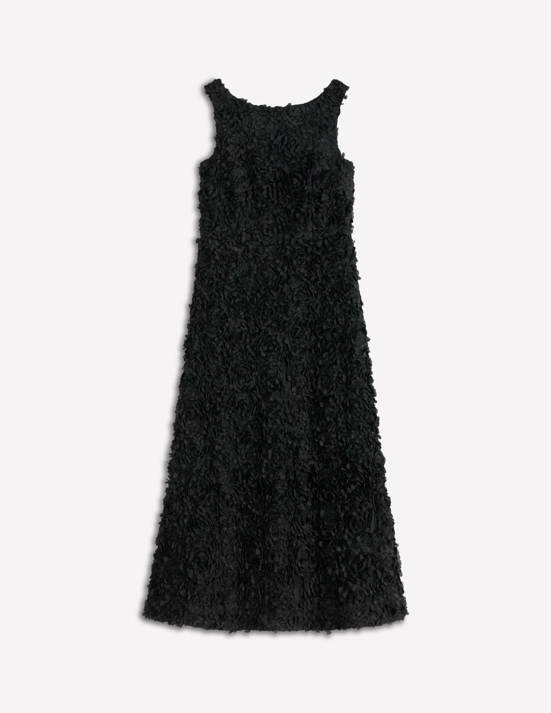 Scoop Back Fit and Flare Dress-Black / Boden Discount