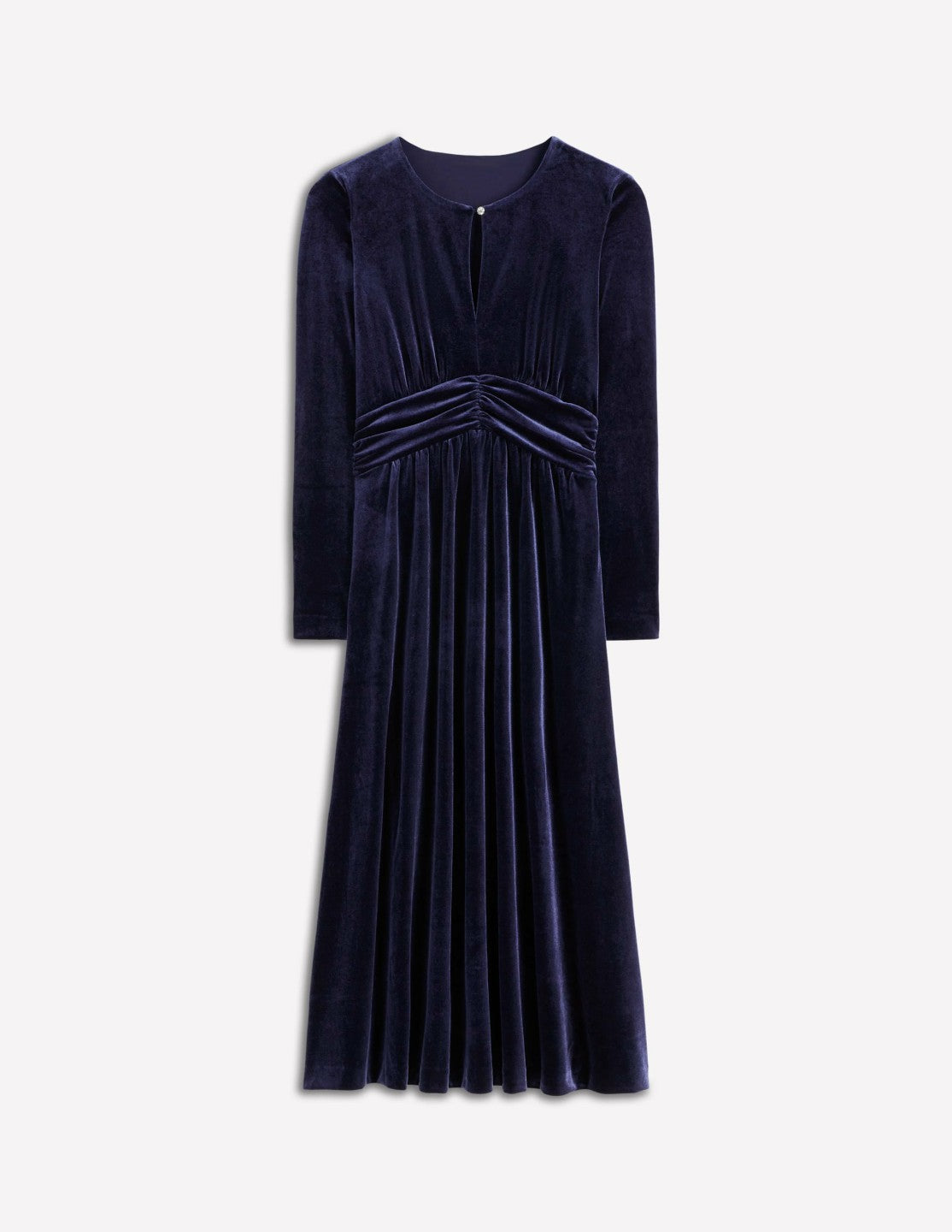 Tilda Velvet Midi Dress-Navy / Boden us