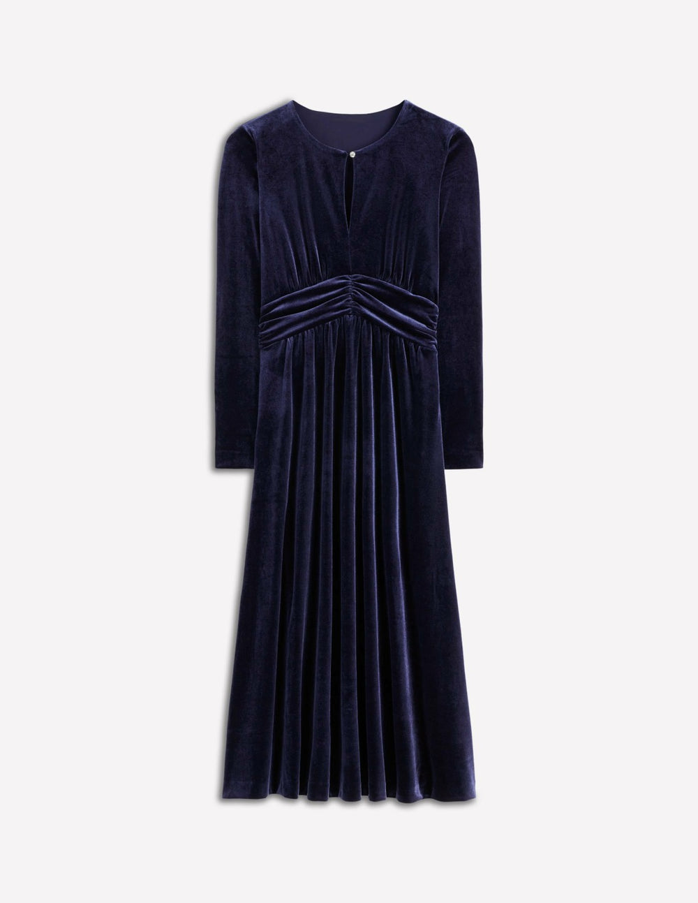 Tilda Velvet Midi Dress-Navy / Boden us
