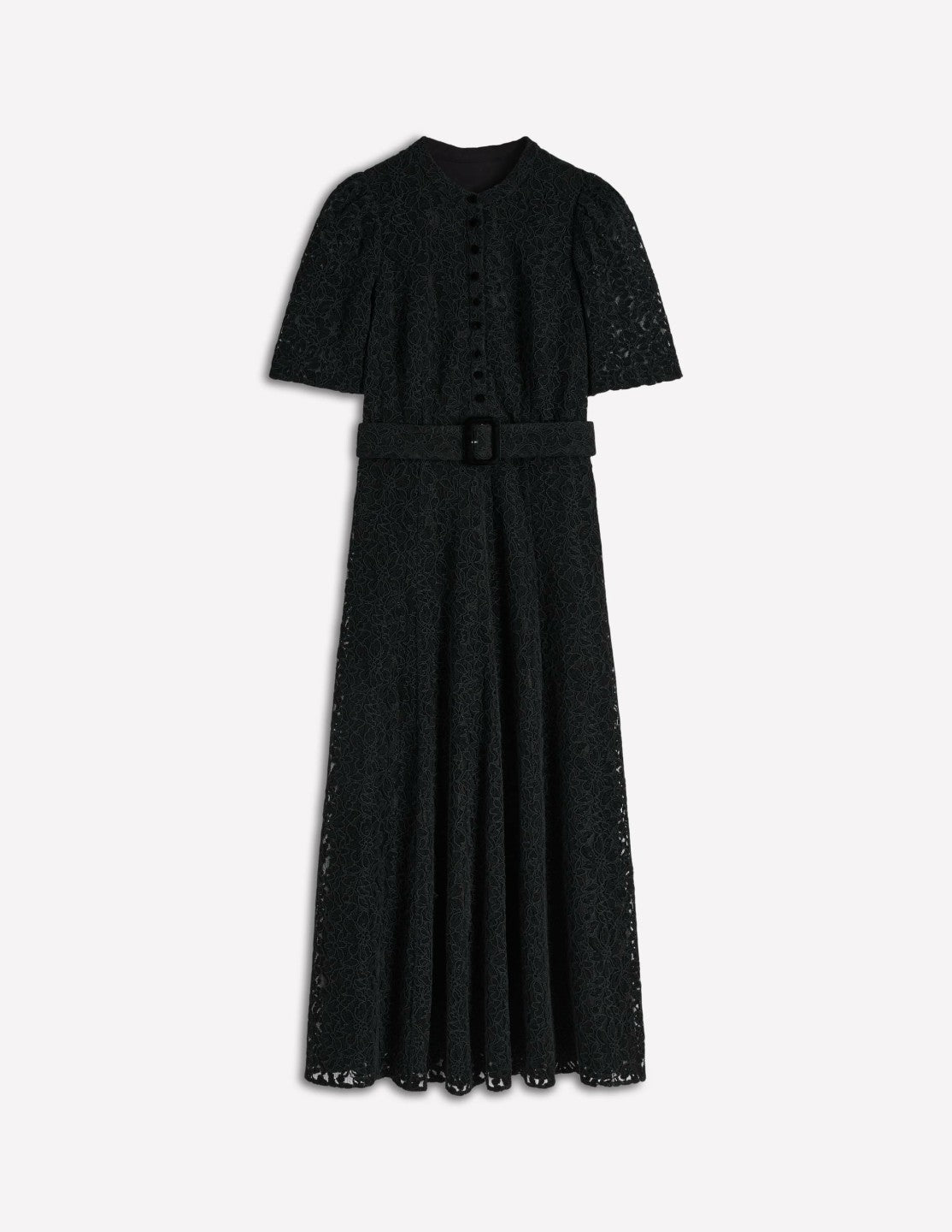 Kate Puff Sleeve Lace Dress-Black / Boden