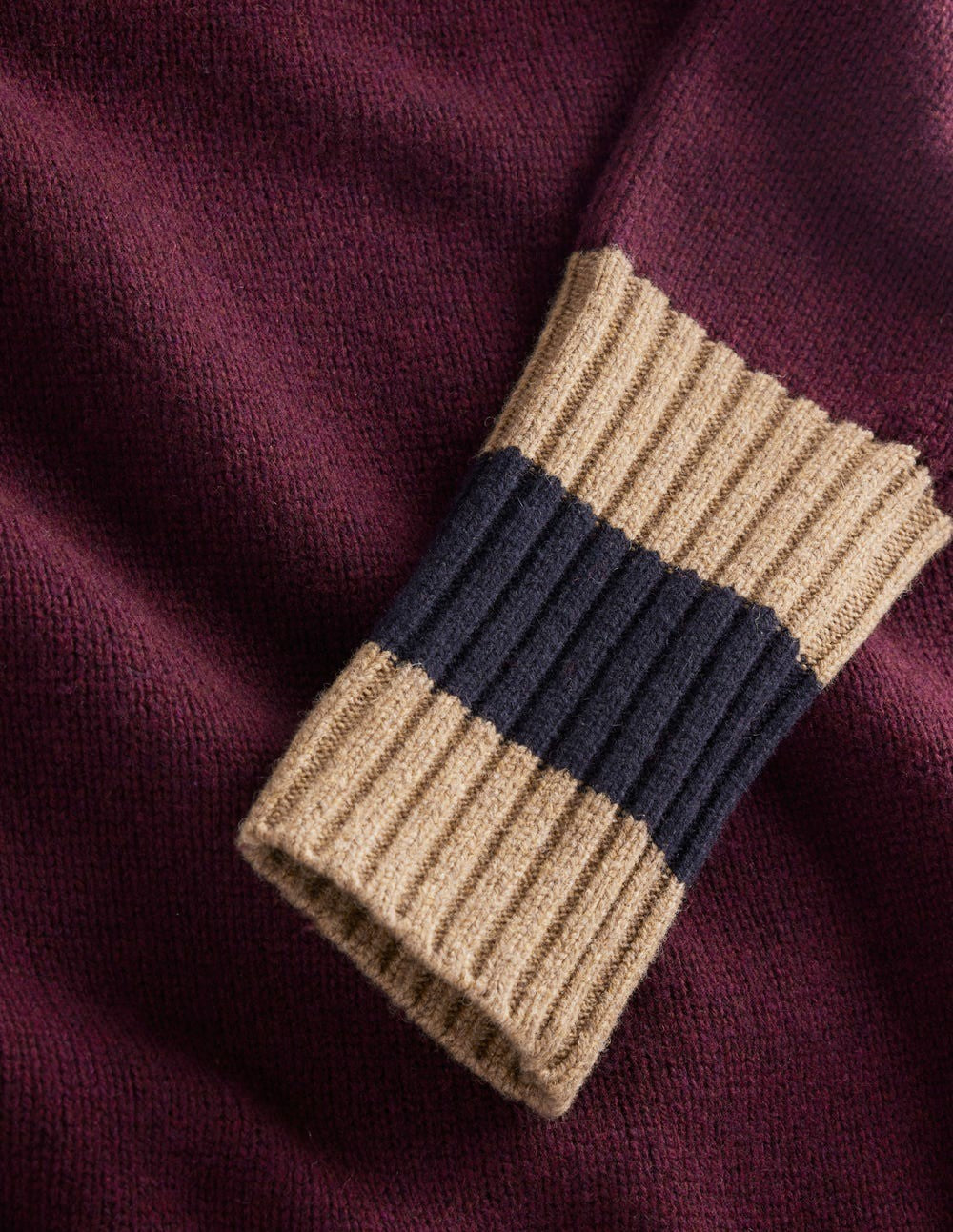 Merino Knitted Dress-Dark Cherry, Brown Stripe / Boden us
