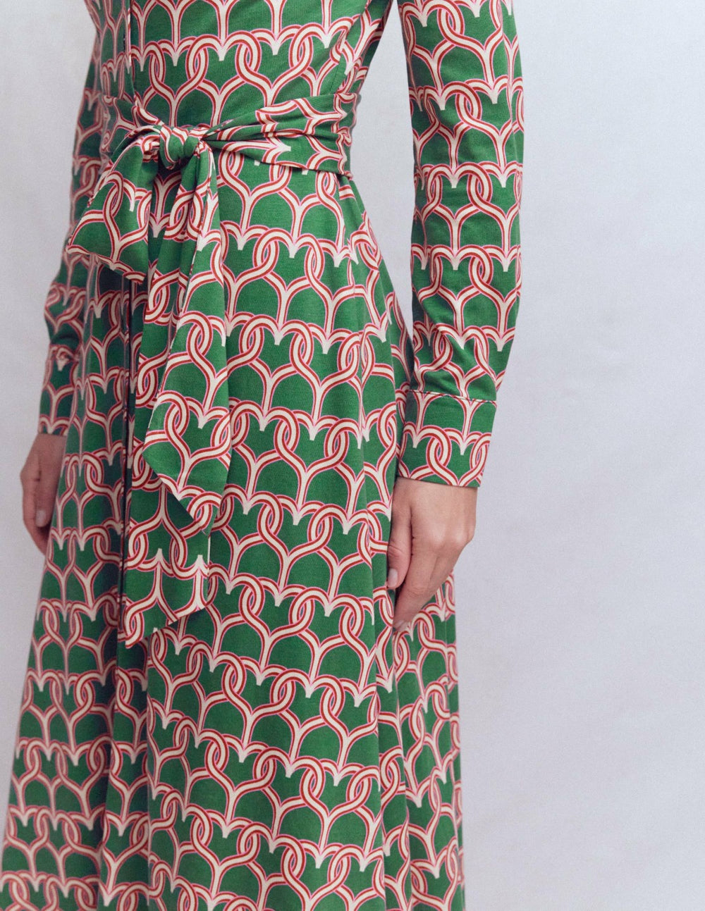 Marcia Jersey Shirt Dress-Hunter Green, Heart Link / Boden Sale