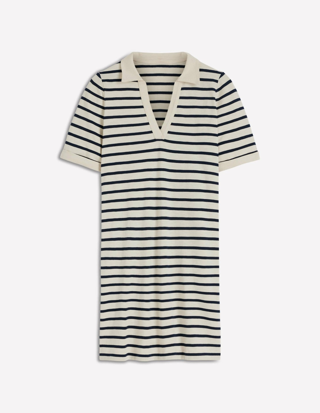 Tilda Jersey T-shirt Dress-Navy and Ivory Stripe / Boden On sale