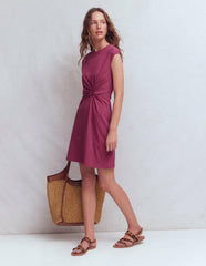Delilah Twist Short Dress-Raspberry Coulis / Boden