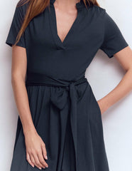 Daisy Flippy Jersey Dress-Navy / Boden Discount