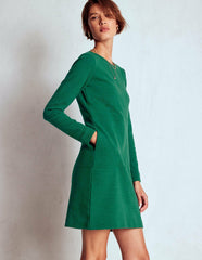 Cornelia Ottoman Dress-Emerald Night / Boden On sale