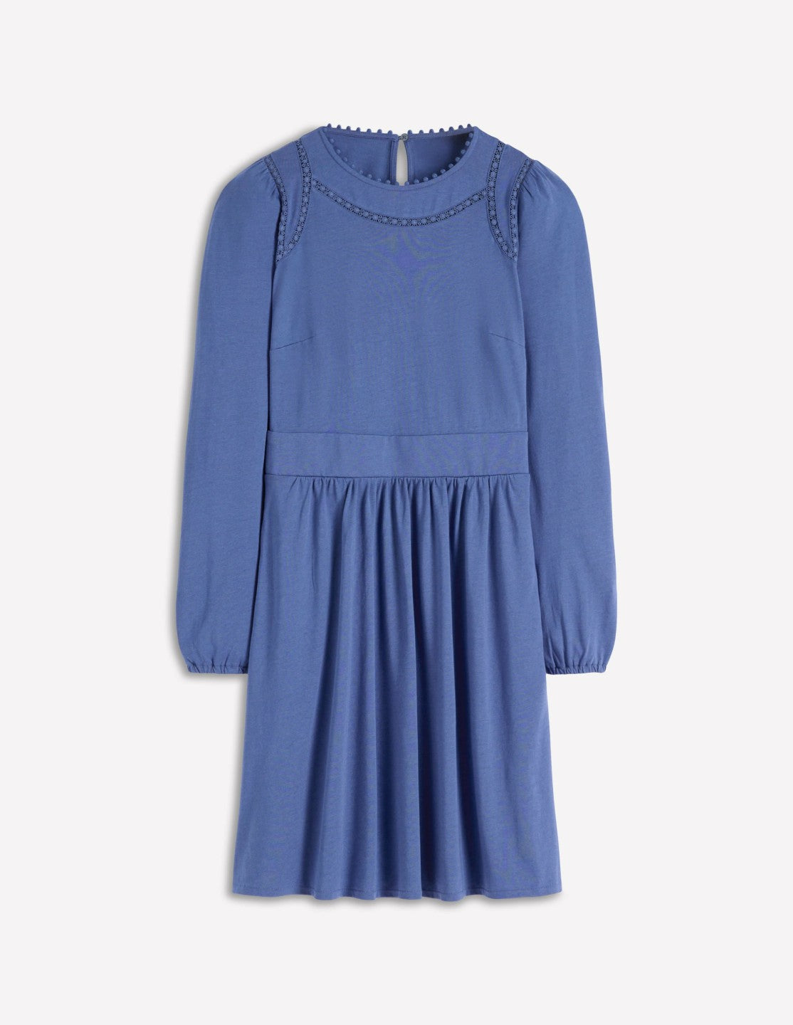 Mila Short Jersey Dress-Denim Blue / Boden us