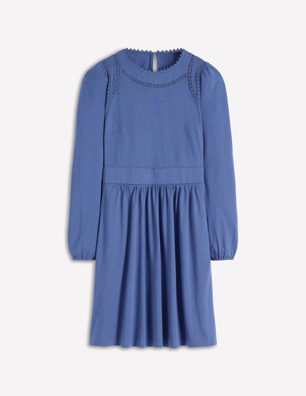 Mila Short Jersey Dress-Denim Blue / Boden us