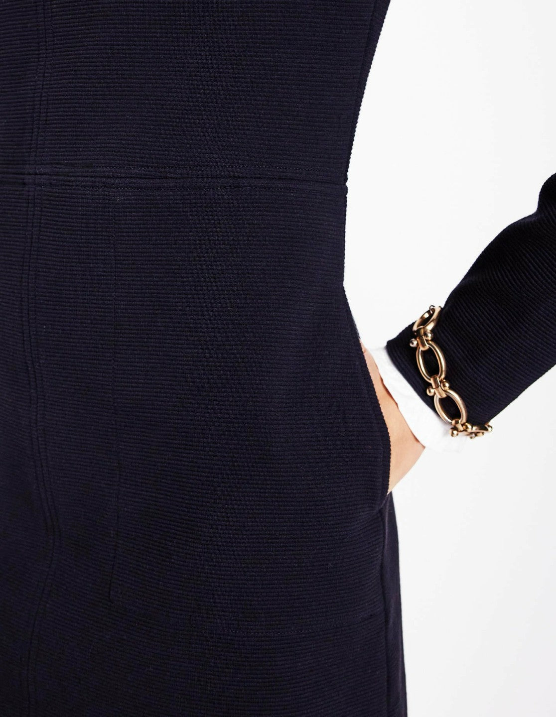 Cornelia Ottoman Dress-Black / Boden Outlet