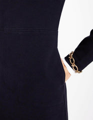 Cornelia Ottoman Dress-Black / Boden Outlet