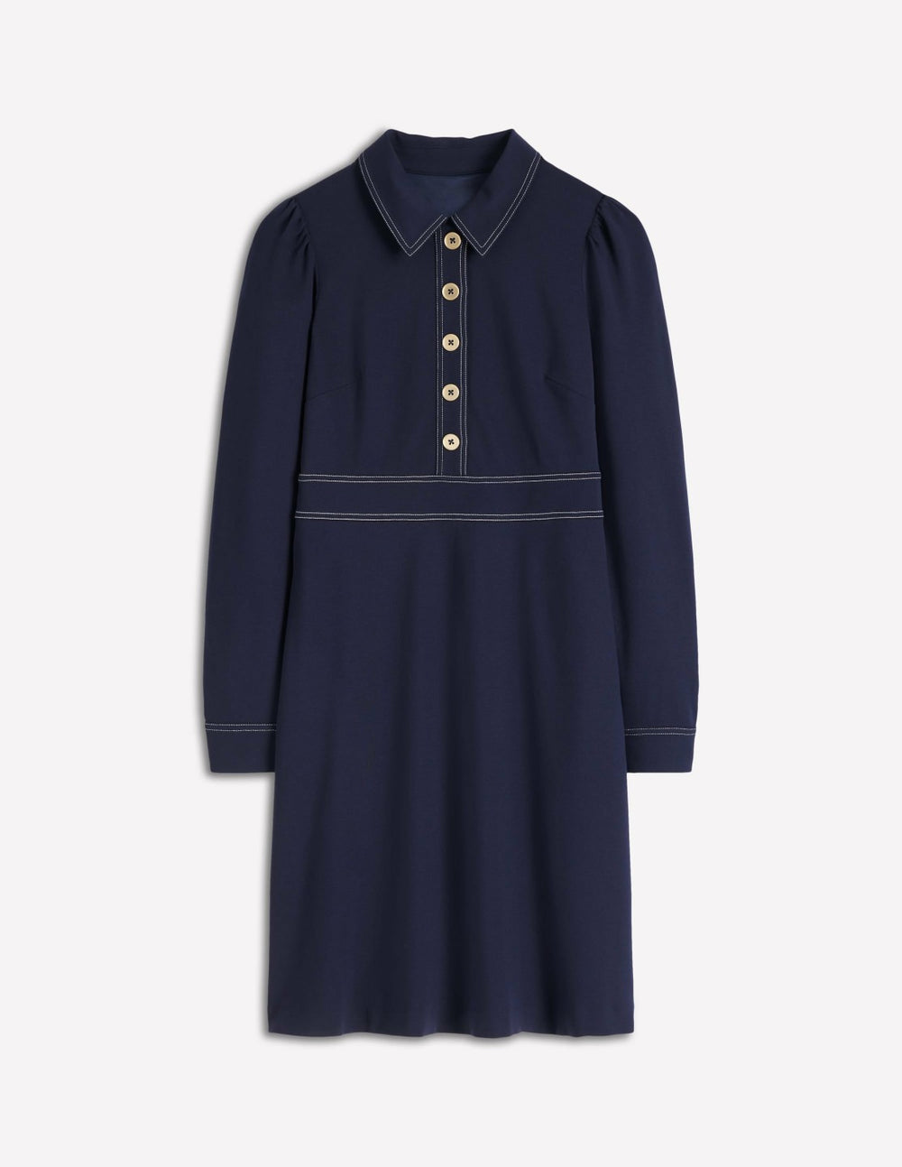 Nicolette Long Sleeve Dress-Navy / Boden Discount