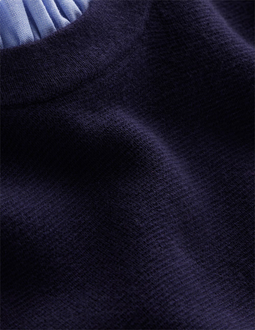 Trim Knitted Dress-Navy / Boden