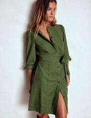 Bre Cord Short Dress-Fern / Boden us