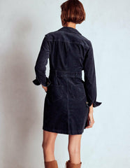 Amanda Cord Short Dress-Navy / Boden us