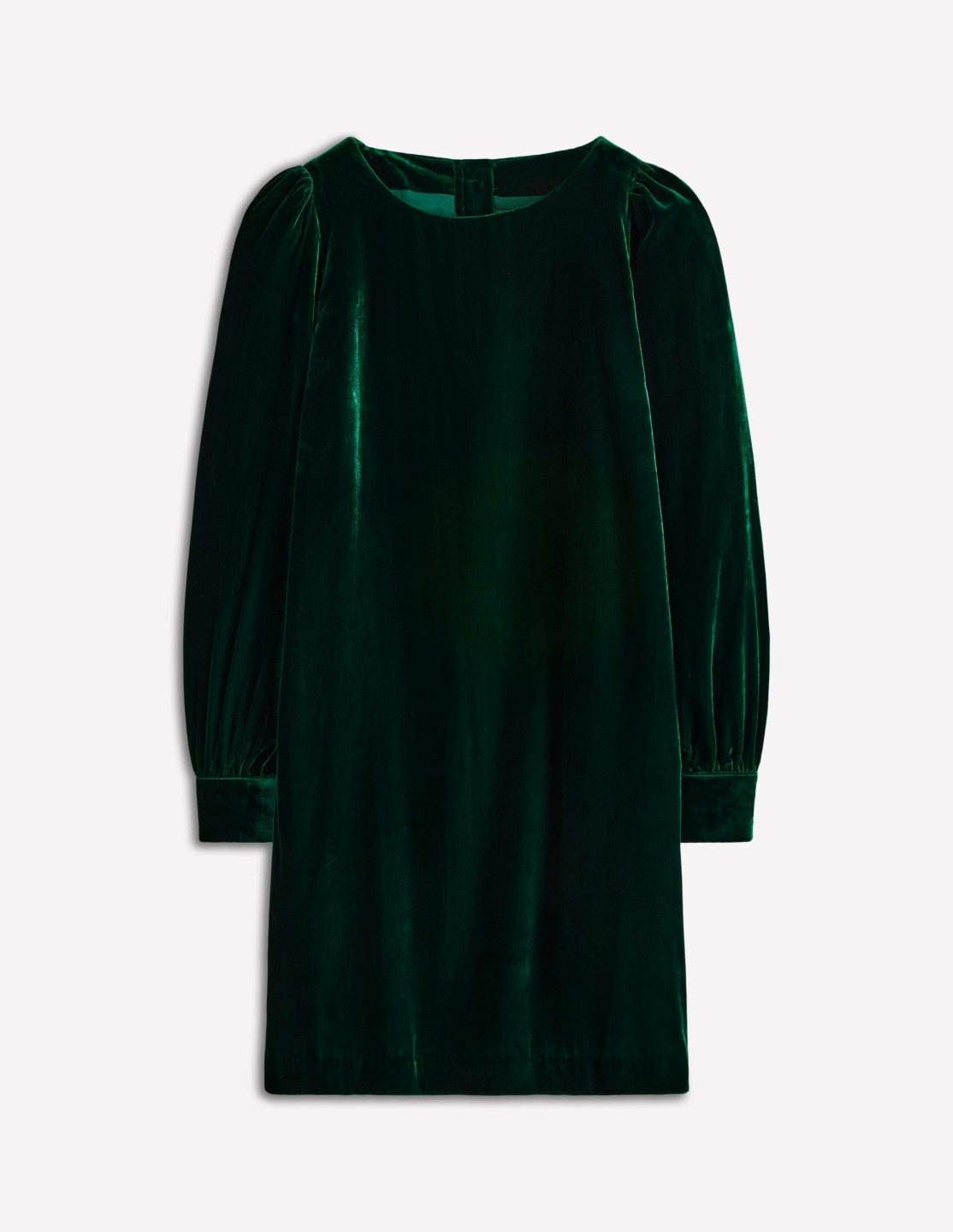 Estella Velvet Shift Dress-Emerald Night / Boden Outlet