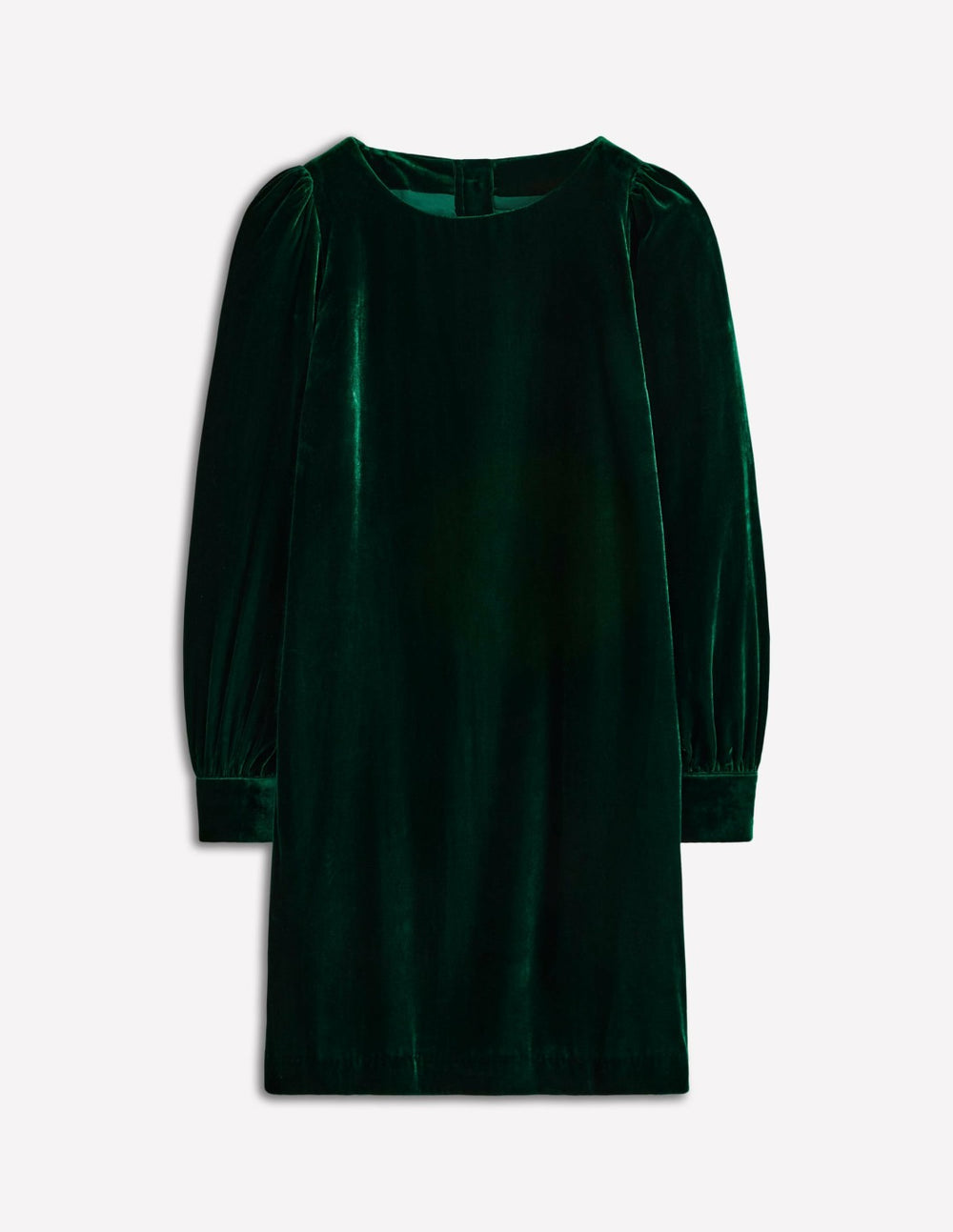 Estella Velvet Shift Dress-Emerald Night / Boden Outlet