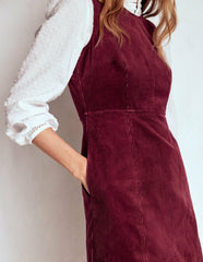 Annie Cord Shift Dress-Deep Wisteria / Boden Discount