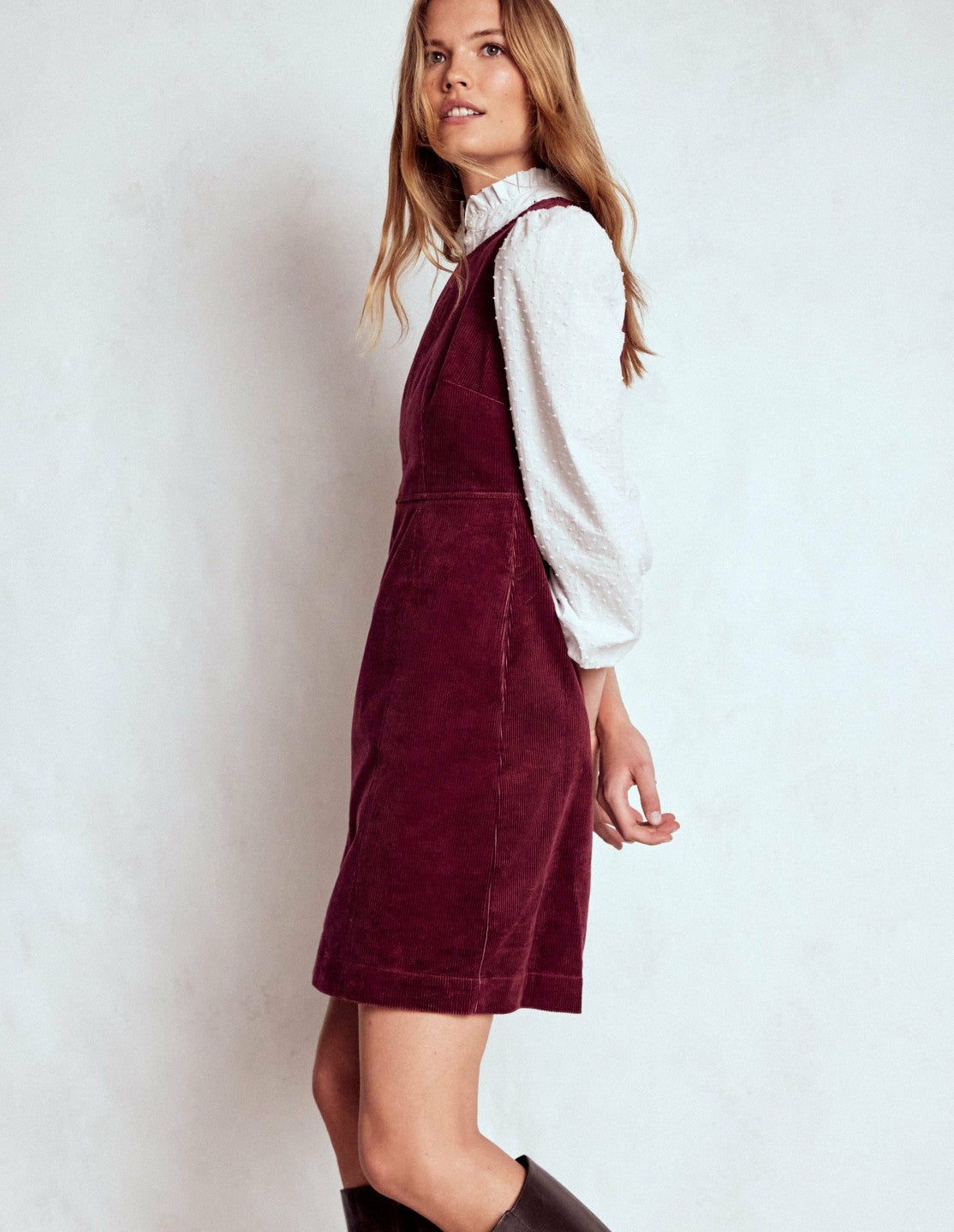 Annie Cord Shift Dress-Deep Wisteria / Boden Discount