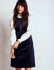 Annie Cord Shift Dress-Navy / Boden us