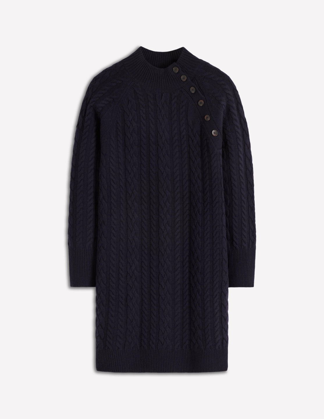 Amara Short Cable Dress-Navy / Boden Sale