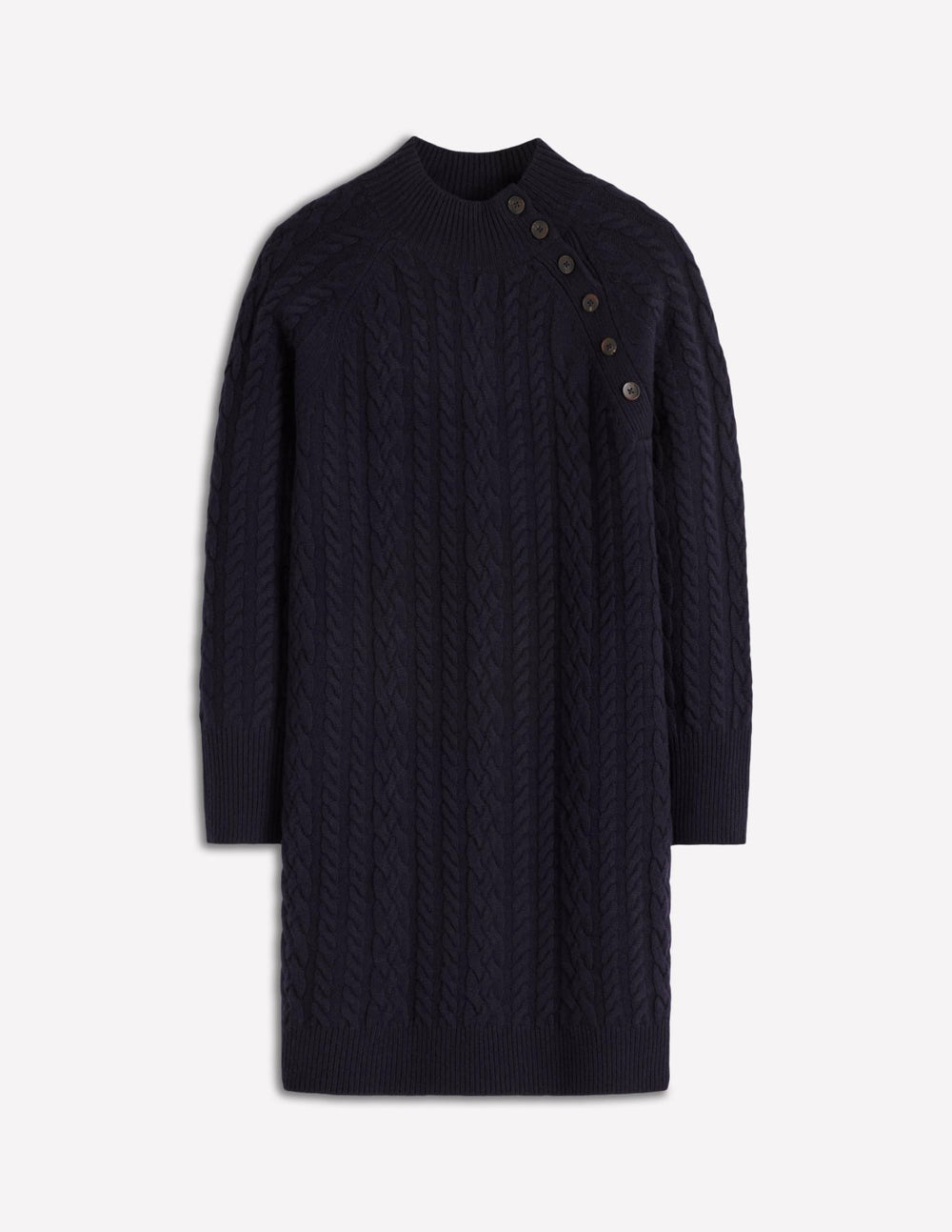 Amara Short Cable Dress-Navy / Boden Sale