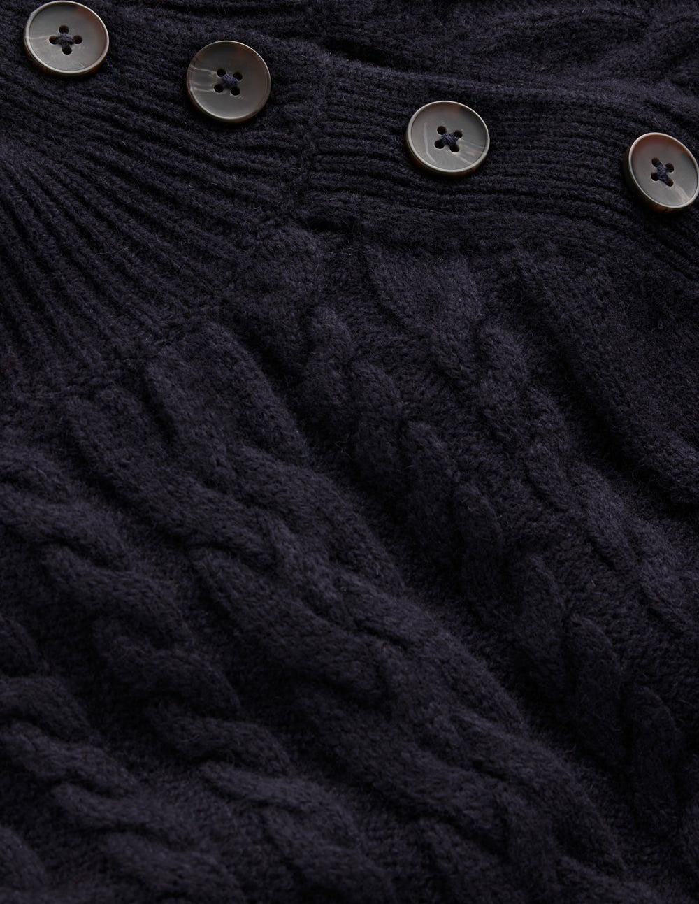 Amara Short Cable Dress-Navy / Boden Sale