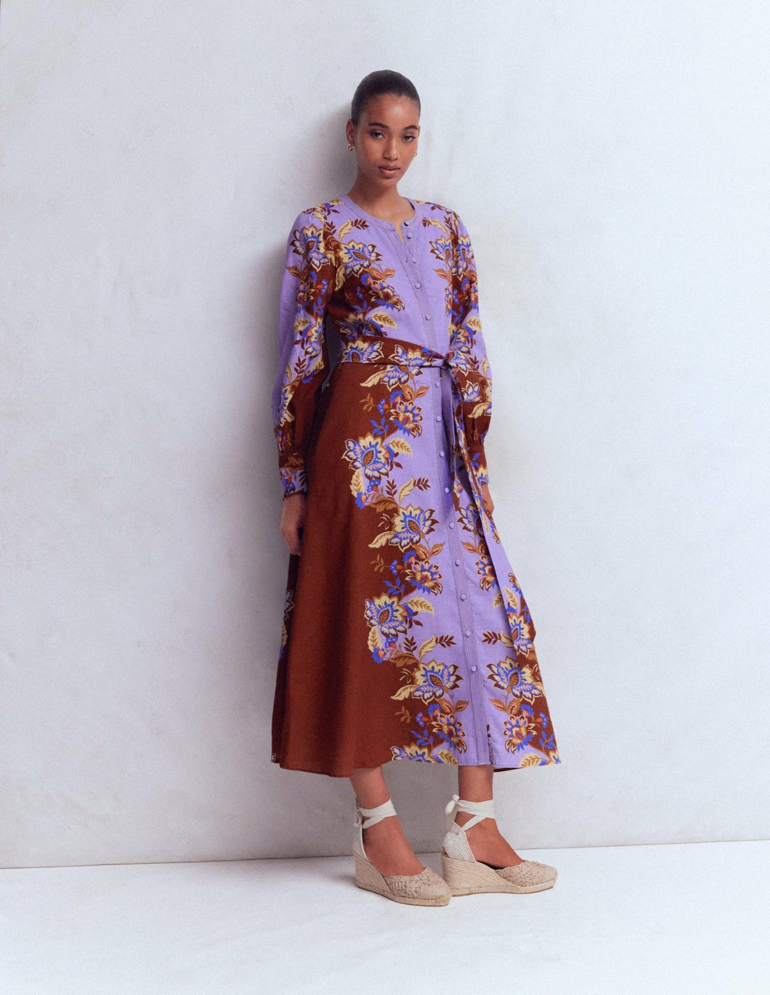 Blouson Sleeve Occasion Dress-Multi Super Bloom / Boden Outlet
