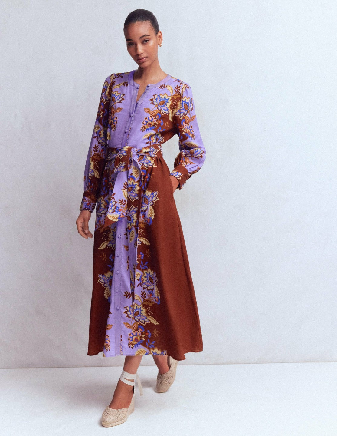 Blouson Sleeve Occasion Dress-Multi Super Bloom / Boden Outlet
