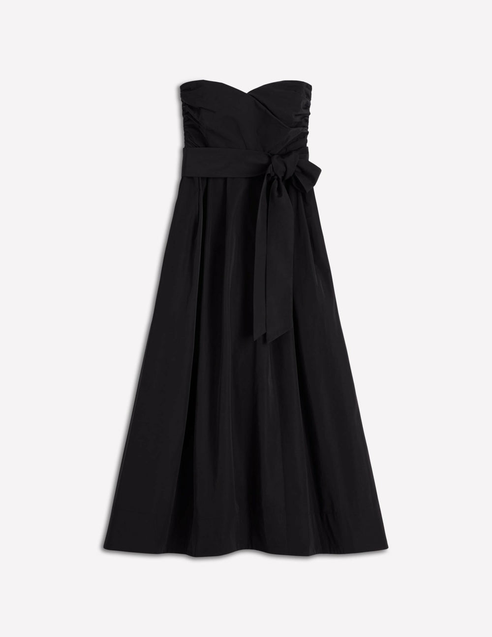 Strapless Taffeta Dress-Black / Boden us
