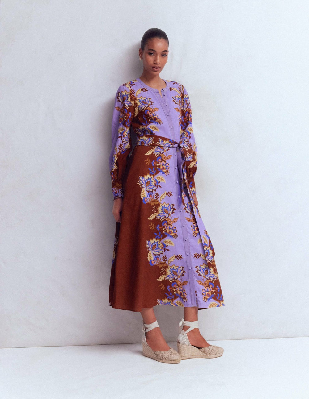 Blouson Sleeve Occasion Dress-Multi Super Bloom / Boden Sale