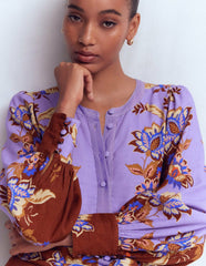 Blouson Sleeve Occasion Dress-Multi Super Bloom / Boden Sale