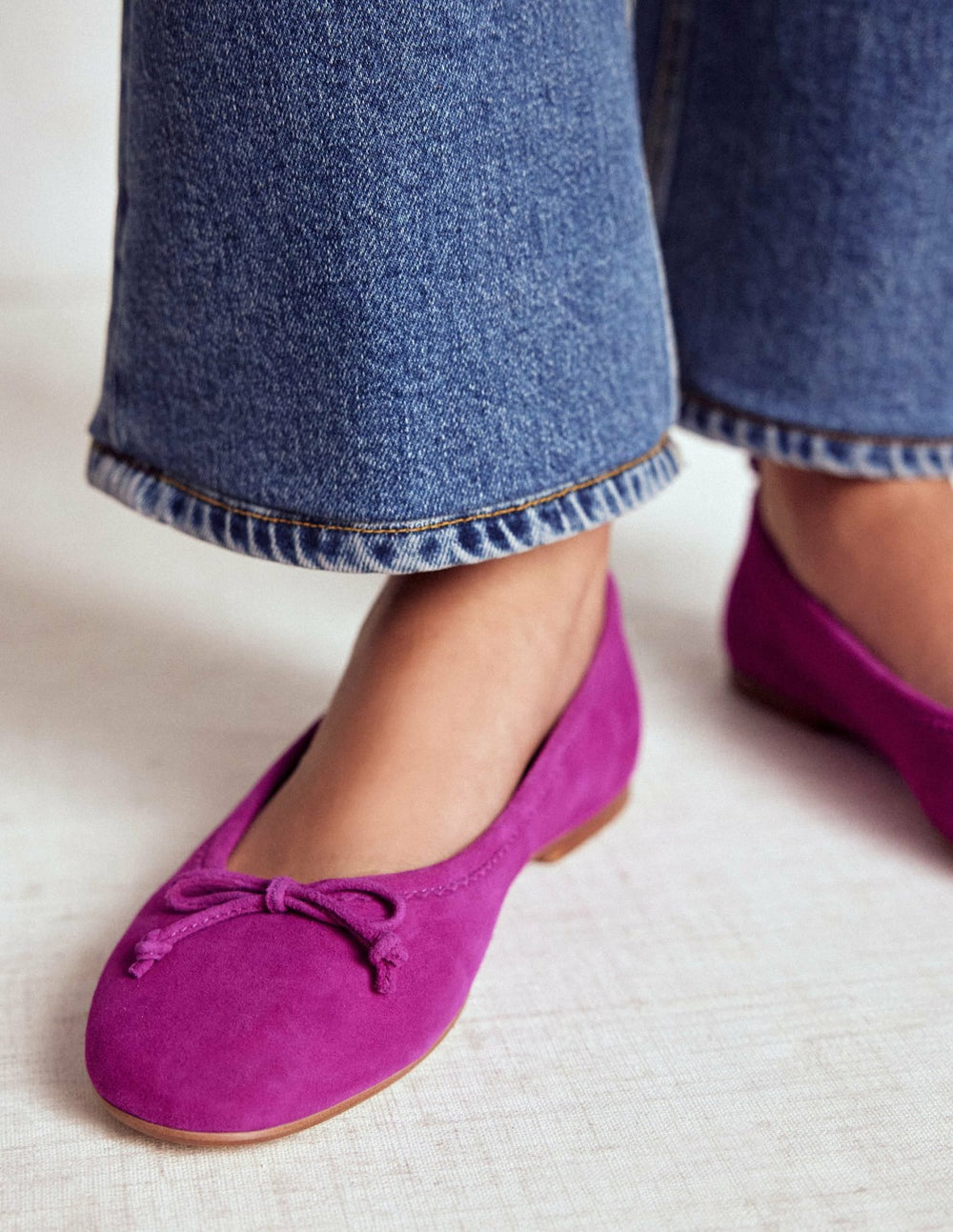Kitty Flexi Sole Ballet Flats-Regal Purple / Boden us