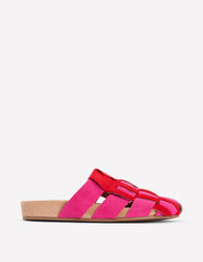 Loretta Multi Strap Clog-Pink/Red / Boden Sale