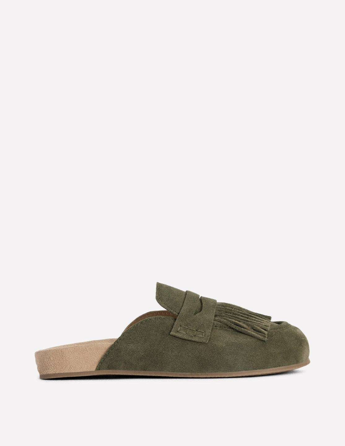 Etta Ghillie Mule Clogs-Deep Olive / Boden Discount