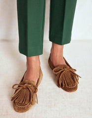 Soft Tassel Deck Shoes-Tan / Boden Discount