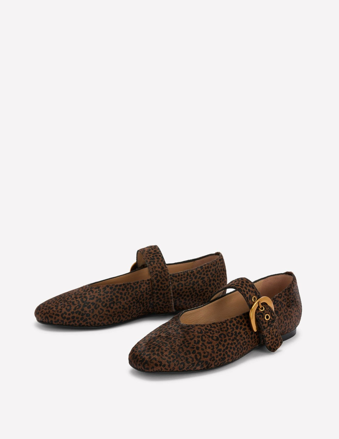 Kylie Flat Buckle Mary Janes-Mini Leopard / Boden On sale