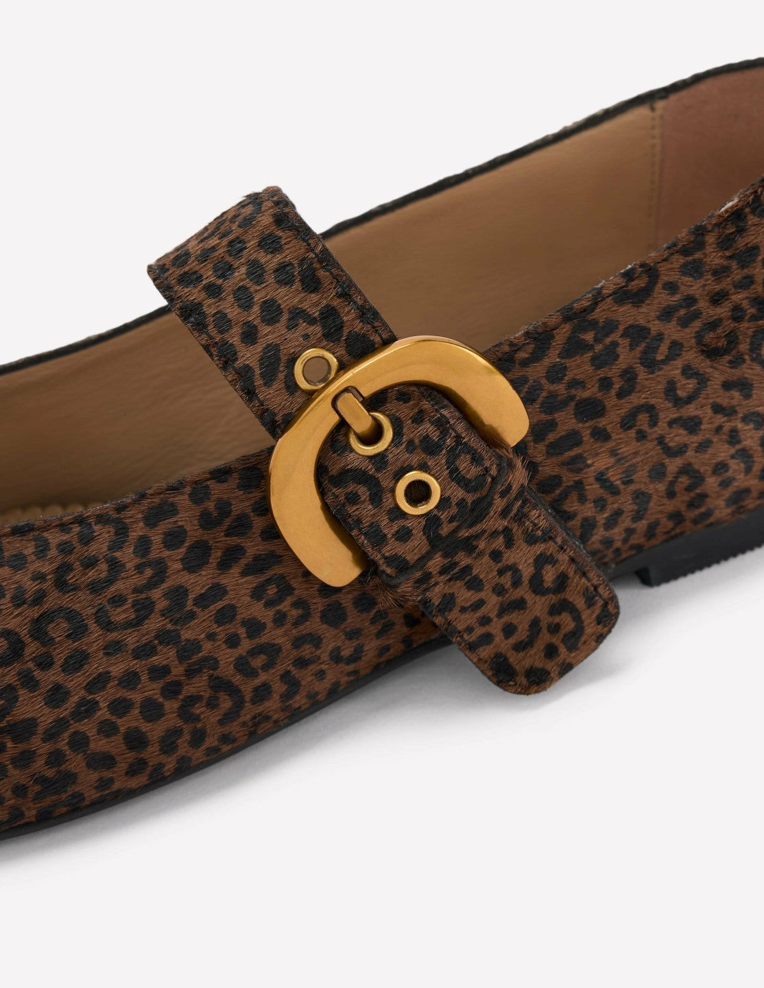 Kylie Flat Buckle Mary Janes-Mini Leopard / Boden On sale