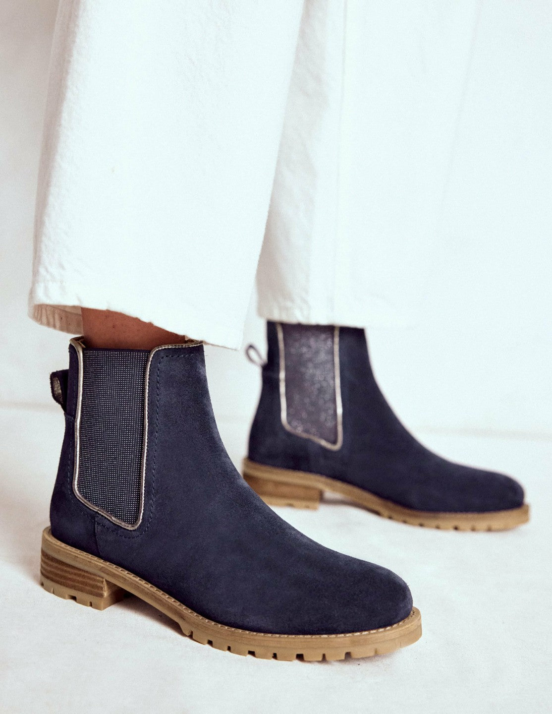 Freya Chelsea Boots-Navy / Boden Sale