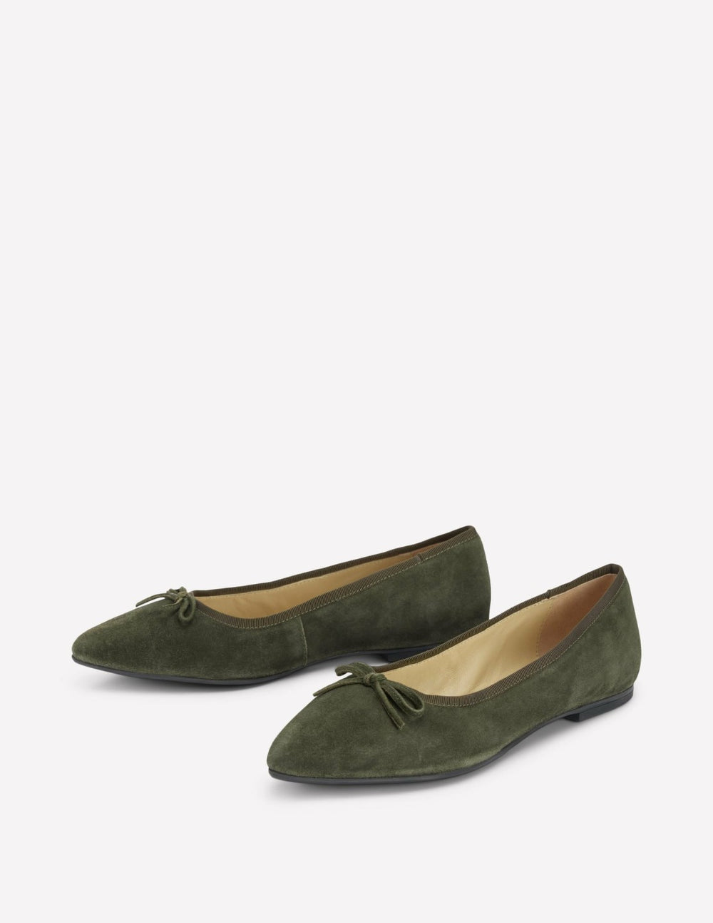 Point Flexi Sole Flats-Dark Moss / Boden Outlet