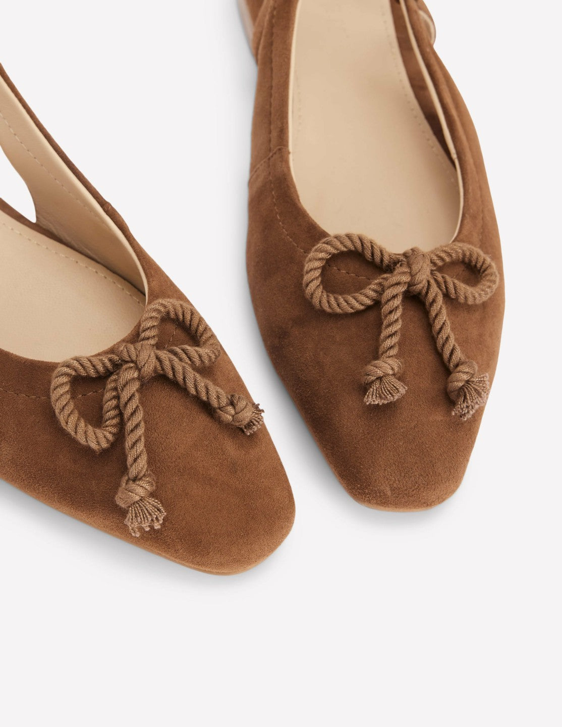 Easy Slingback Flats-Raw Umber / Boden Discount