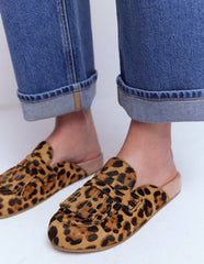 Etta Ghillie Mule Clogs-Classic Leopard / Boden us