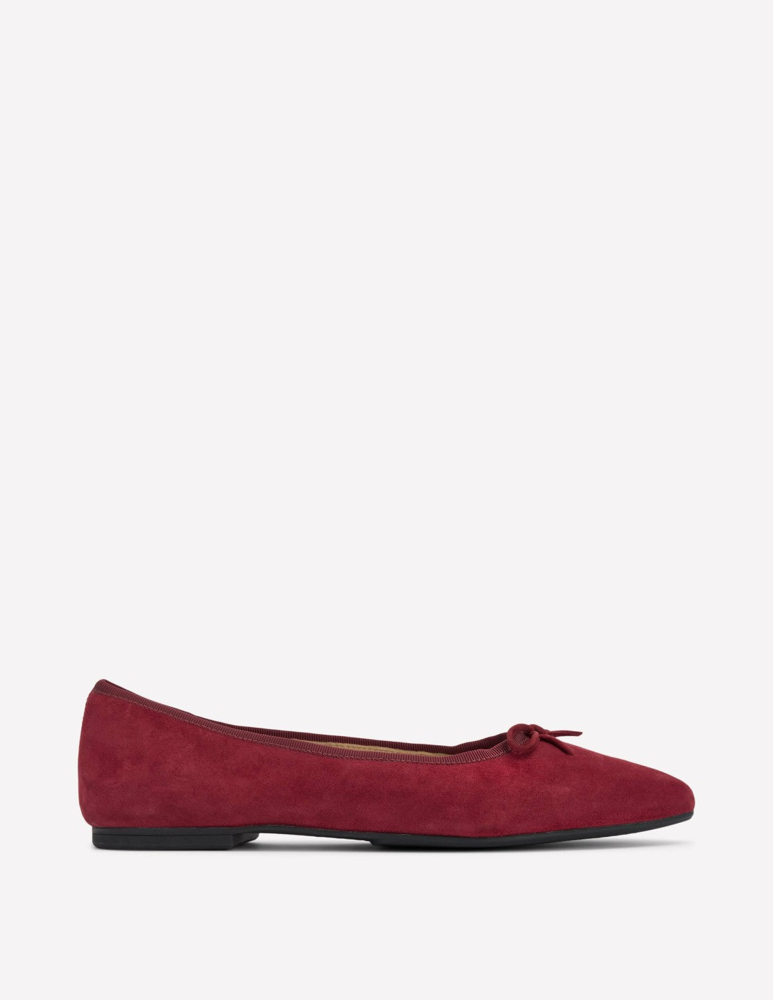 Point Flexi Sole Flats-Oxblood / Boden