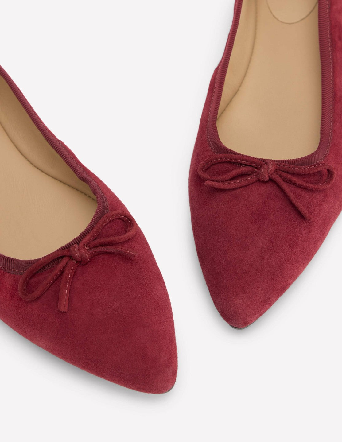 Point Flexi Sole Flats-Oxblood / Boden