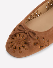 Cut Out Ballet Flats-Gingersnap / Boden Sale