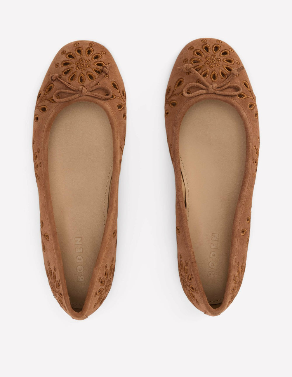 Cut Out Ballet Flats-Gingersnap / Boden Sale