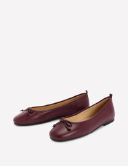 Kitty Flexi Sole Ballet Flats-Oxblood / Boden Online