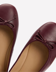 Kitty Flexi Sole Ballet Flats-Oxblood / Boden Online