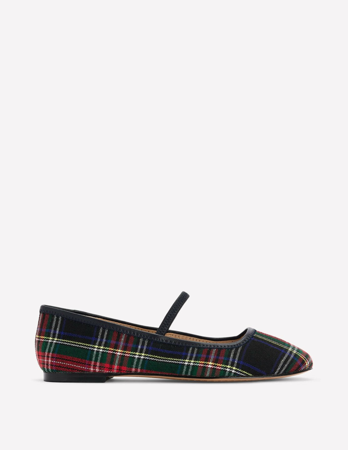 Thea Mary Jane Ballet Flats-Check / Boden Discount